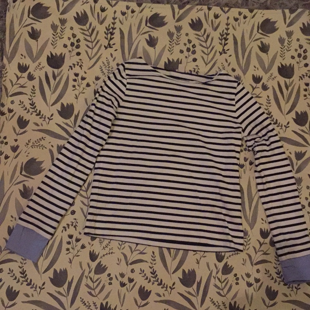Jcrew boatneck striped shirt